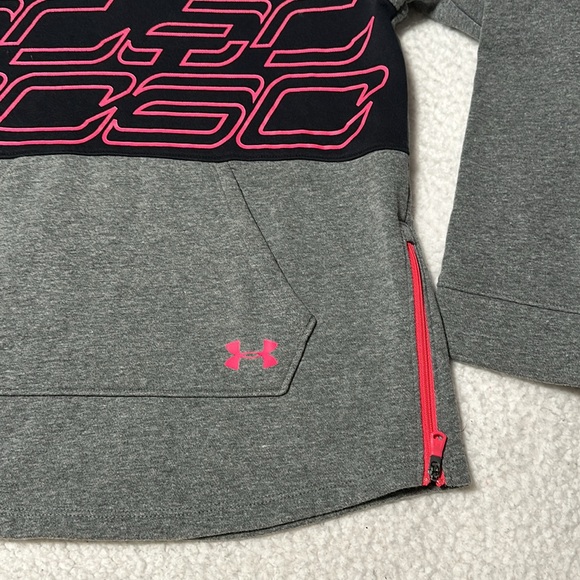 Under Armour Girls Steph Curry Black & Gray Hoodie, EUC, Size Medium - Picture 4 of 9